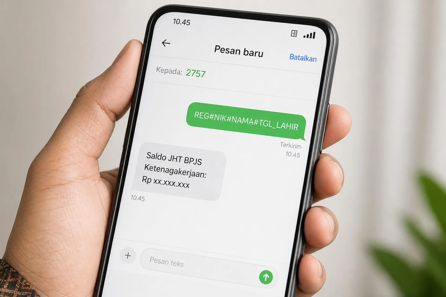 Cara Cek Saldo JHT BPJS Ketenagakerjaan via SMS 2757 Cara Cek Saldo JHT BPJS Ketenagakerjaan via SMS 2757