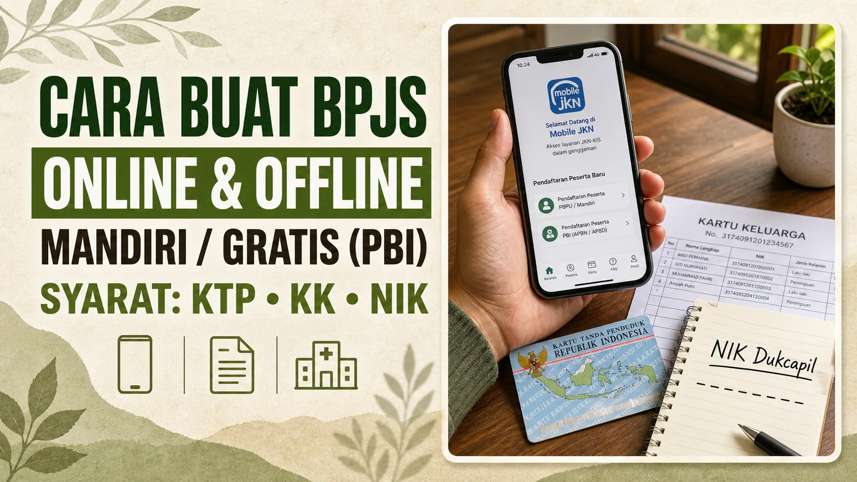 Cara Membuat BPJS Kesehatan Online, Offline, Mandiri, Gratis, Dan Untuk Anak Cara Membuat BPJS Kesehatan Online, Offline, Mandiri, Gratis, Dan Untuk Anak