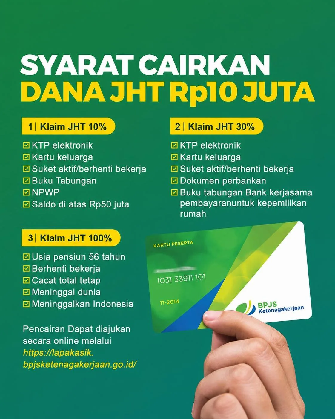 Pencairan JHT BPJS Ketenagakerjaan